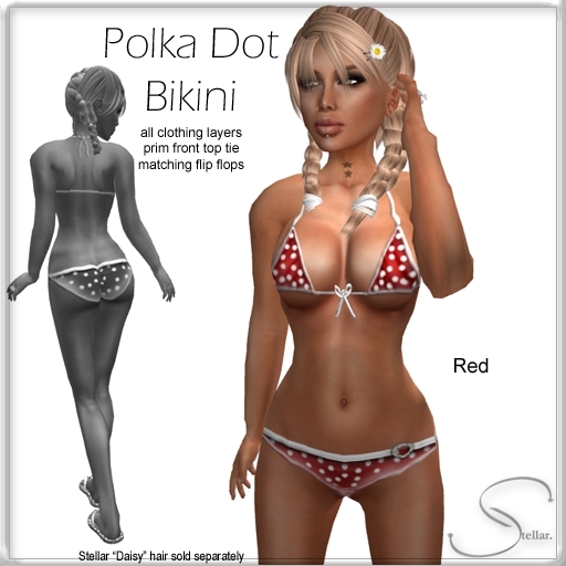 [Stellar] Polka Dot Bikini - Red