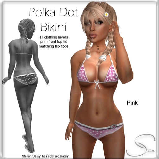 [Stellar] Polka Dot Bikini - Pink