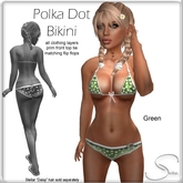 [Stellar] Polka Dot Bikini - Green