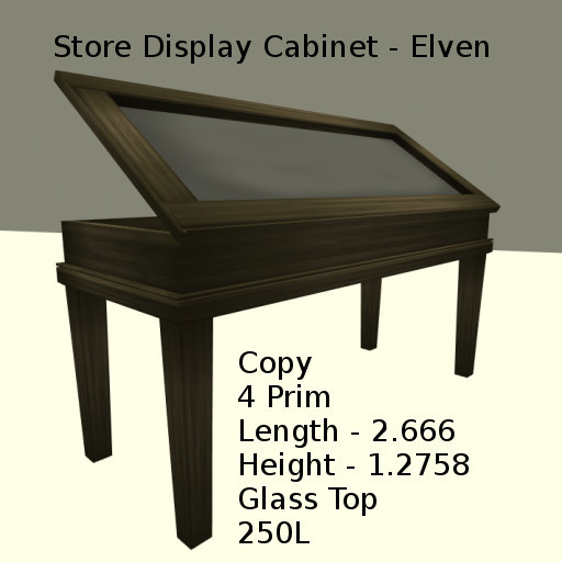 Storer Display Cabinet Elven