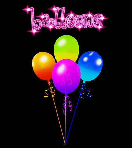 Balloons - Small Balloon Bouquet Birthday Balloons (MOD/TRANS)
