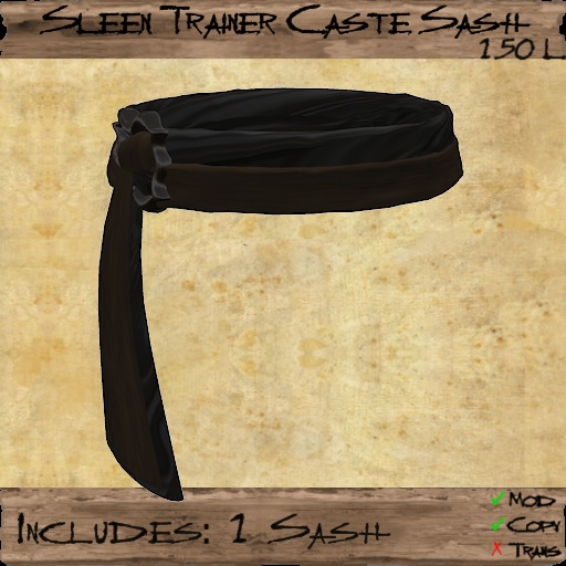 Caste of Sleen Trainers Sash (MP) (tgc1637)