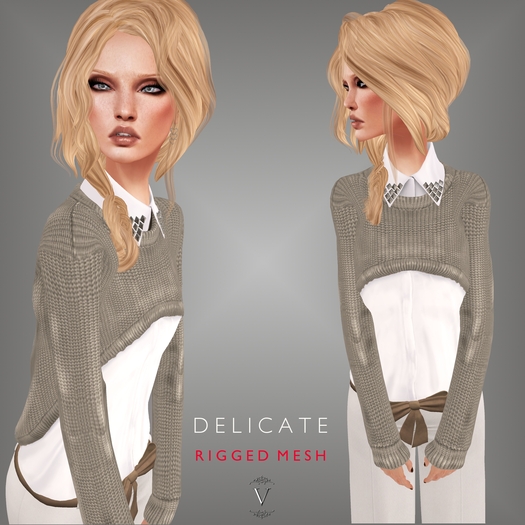 Vanity Hair: Delicate-Light Reds(MESH)