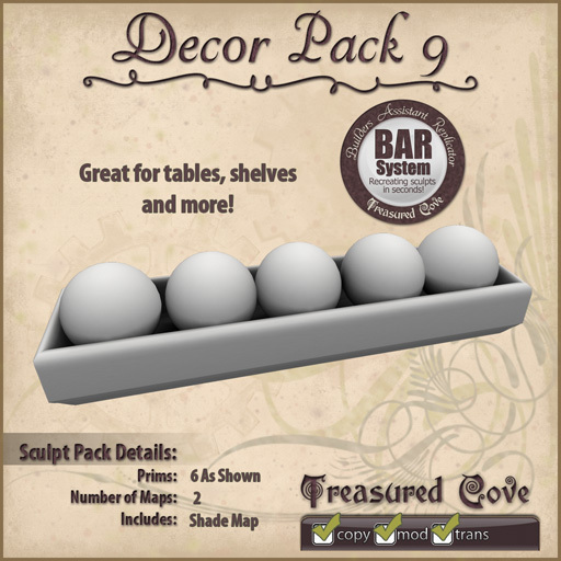 -TC- Decor Pack 9 Clearance Priced