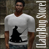 [LadyBug Store]Samurai White T-shirt Mesh
