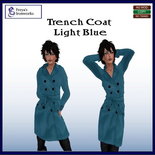 (BOX) Mesh Trench Coat - Tan - Freya's Ironworks