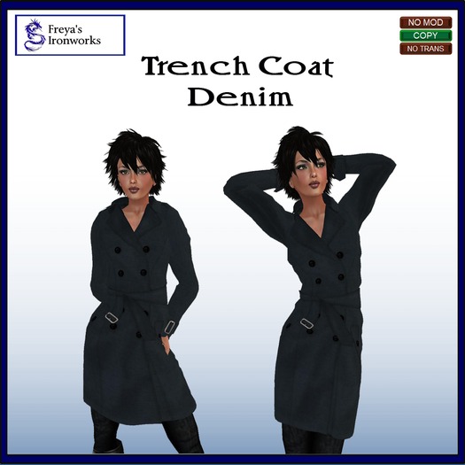 (BOX) Mesh Trench Coat - Tan - Freya's Ironworks