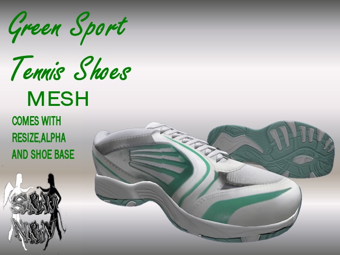 S&W GREEN SPORT TENNIS SHOE