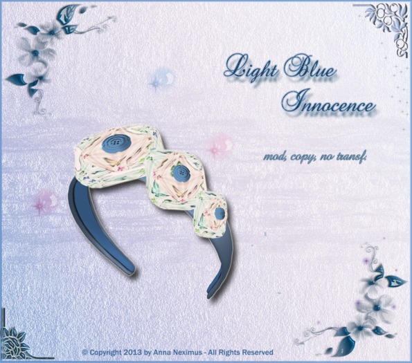 Light Blue Innocence - Headband