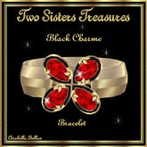 BLACK CHARME DIAMOND BRACELET YG
