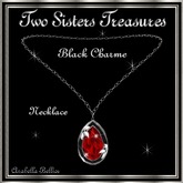BLACK CHARME DIAMOND NECKLACE WG