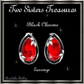 BLACK CHARME DIAMOND EARRINGS WG