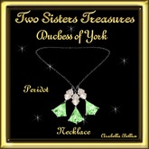 DUCHESS OF YORK PERIDOT NECKLACE SILVER BOXED
