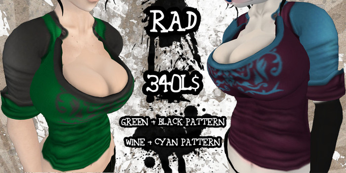 DERP. Clothes Cleavage Top - Rad