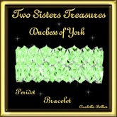 DUCHESS OF YORK PERIDOT BRACELET SILVER BOXED