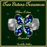BLUE LOTUS BRACELET WG