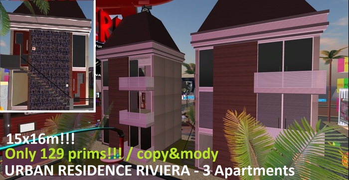 LUXURY URBAN RESIDENCE RIVIERA - 3 APARTMENTS, HOUSES, SKYBOX