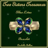 BLUE LOTUS BRACELET YG
