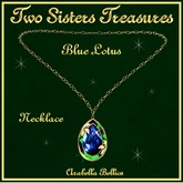 BLUE LOTUS NECKLACE YG