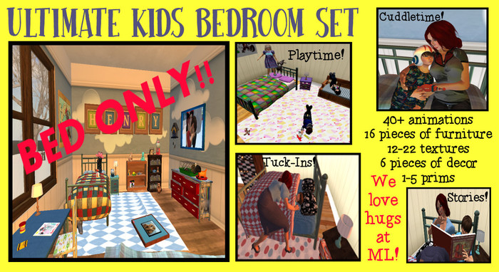 -ML- Ultimate Kid Bed (Girlish)
