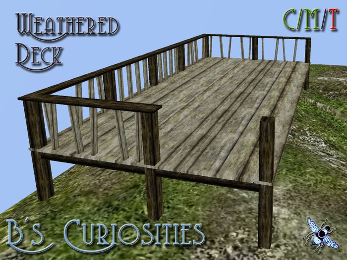 *B's Curiosities* 100% Mesh Weathered Deck Package