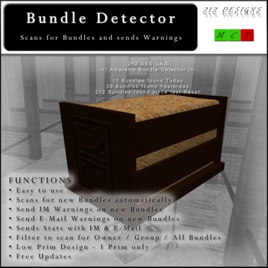 212 DESIGNS - Bundle Detector v3.10 - BOXED