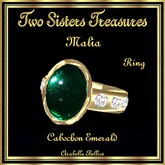 MALIA CABOCHON EMERALD RING