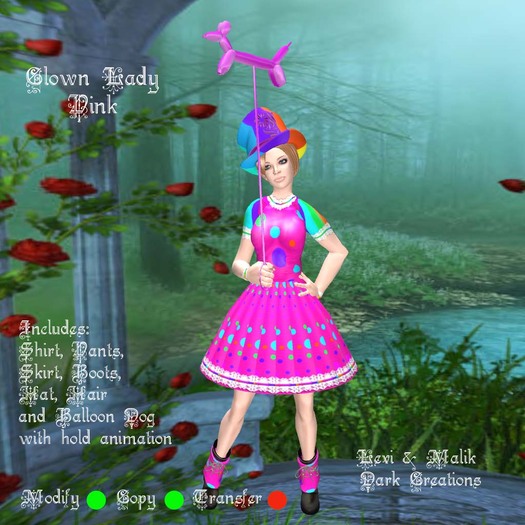 Clown Lady Pink