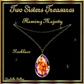 FLAMING MAJESTY DIAMOND NECKLACE YG