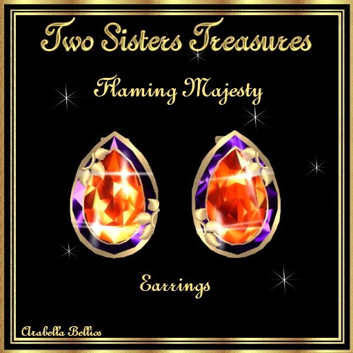 FLAMING MAJESTY DIAMOND EARRINGS YG