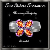 FLAMING MAJESTY DIAMOND BRACELET WG