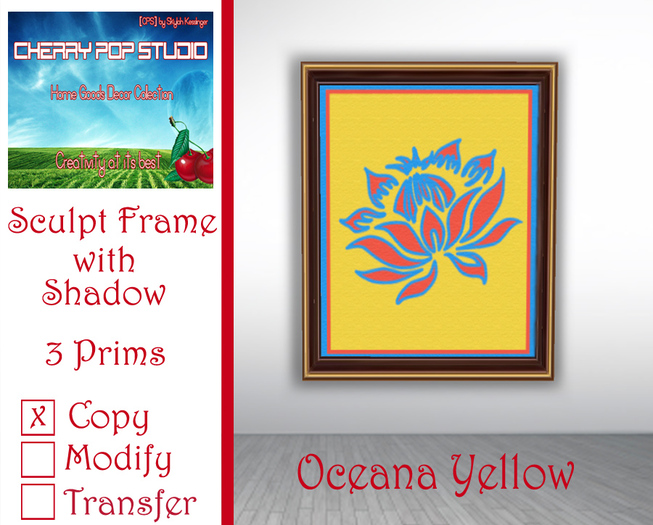[CPS] Oceana Yellow Print BOXED