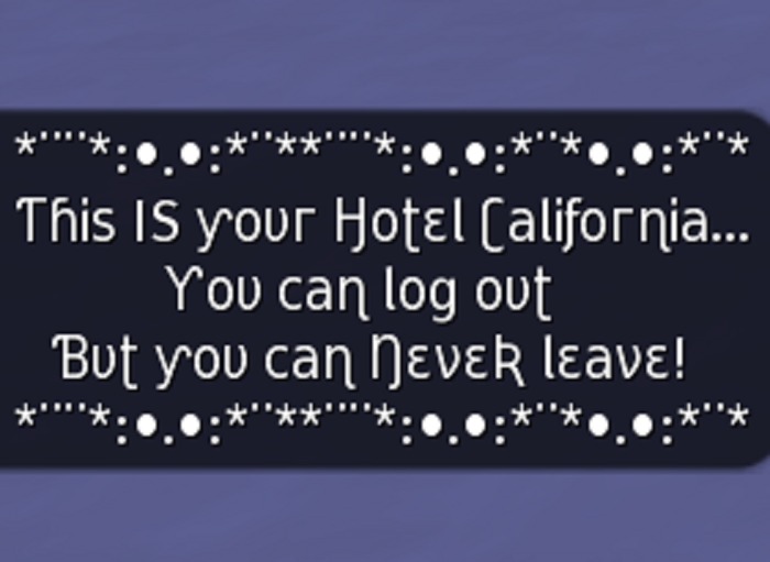 You Can Log Out But You Can Never Leave! - Gesture (with Sound)