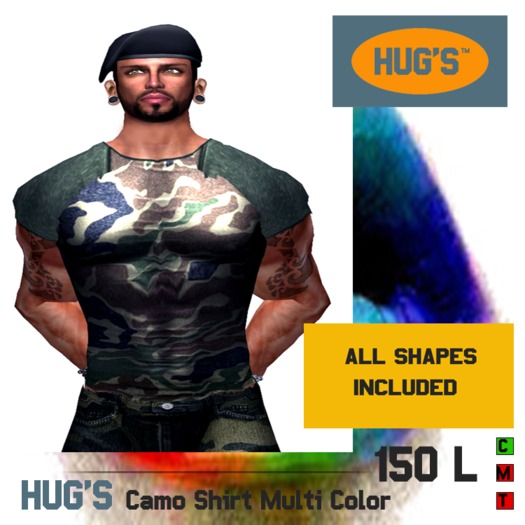 HUG'S Camo Shirt Multi Color