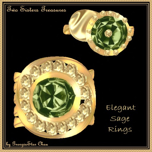 TST Elegant Sage Rings