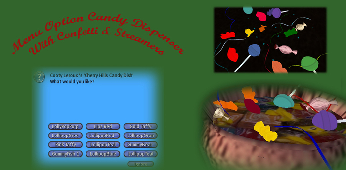 Candy And Streamers Centerpiece Copiable V.4 *CHB*
