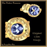 TST Elegant Lilac Rings