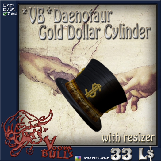 *VB* Daenotaur Gold Dollar Cylinder