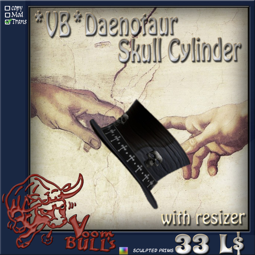*VB* Daenotaur Skull Cylinder