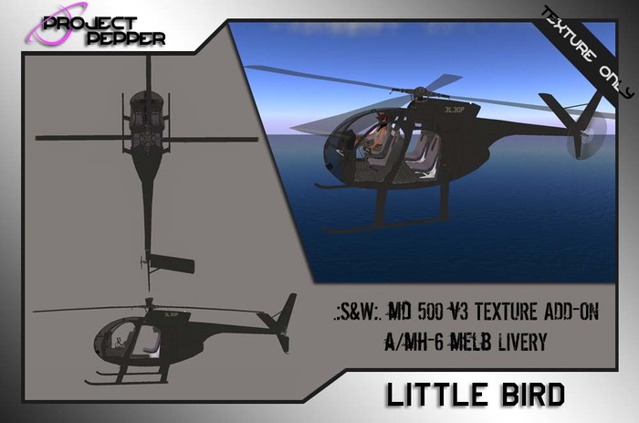 .:Project Pepper:. - S&W MD500 V3 Little Bird textures