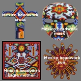 Mexican beadwork art - texture pack