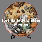 tortilla lady platter - mexico (texture)