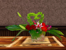Hearts and Flowers  - 1 Prim Hologram - Giftable