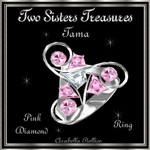 TST - TAMA PINK DIAMOND RING SILVER