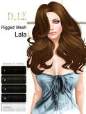=DeLa*= Mesh Hair "Lala" Blacks and White