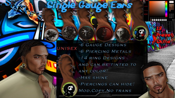 *SoL!ce's* Single Gauge ears with hud