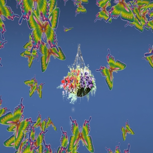 hanging basket poofer (bright)