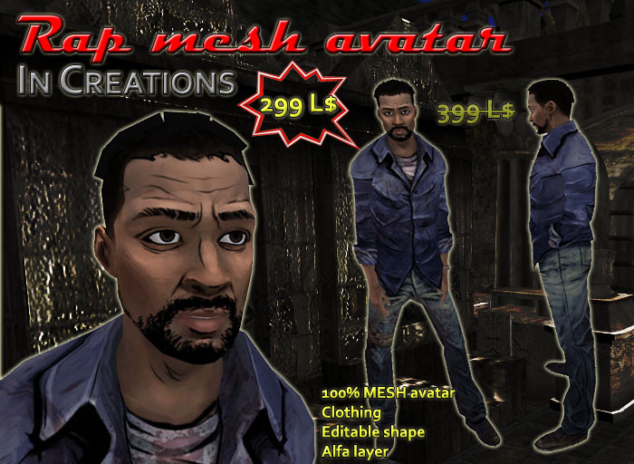 Rap mesh avatar
