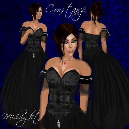 [K~*~S] Constanze - Gown - Midnight
