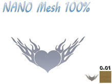 T-3D Creations [ Heart Burn ] MESH - Full Perm